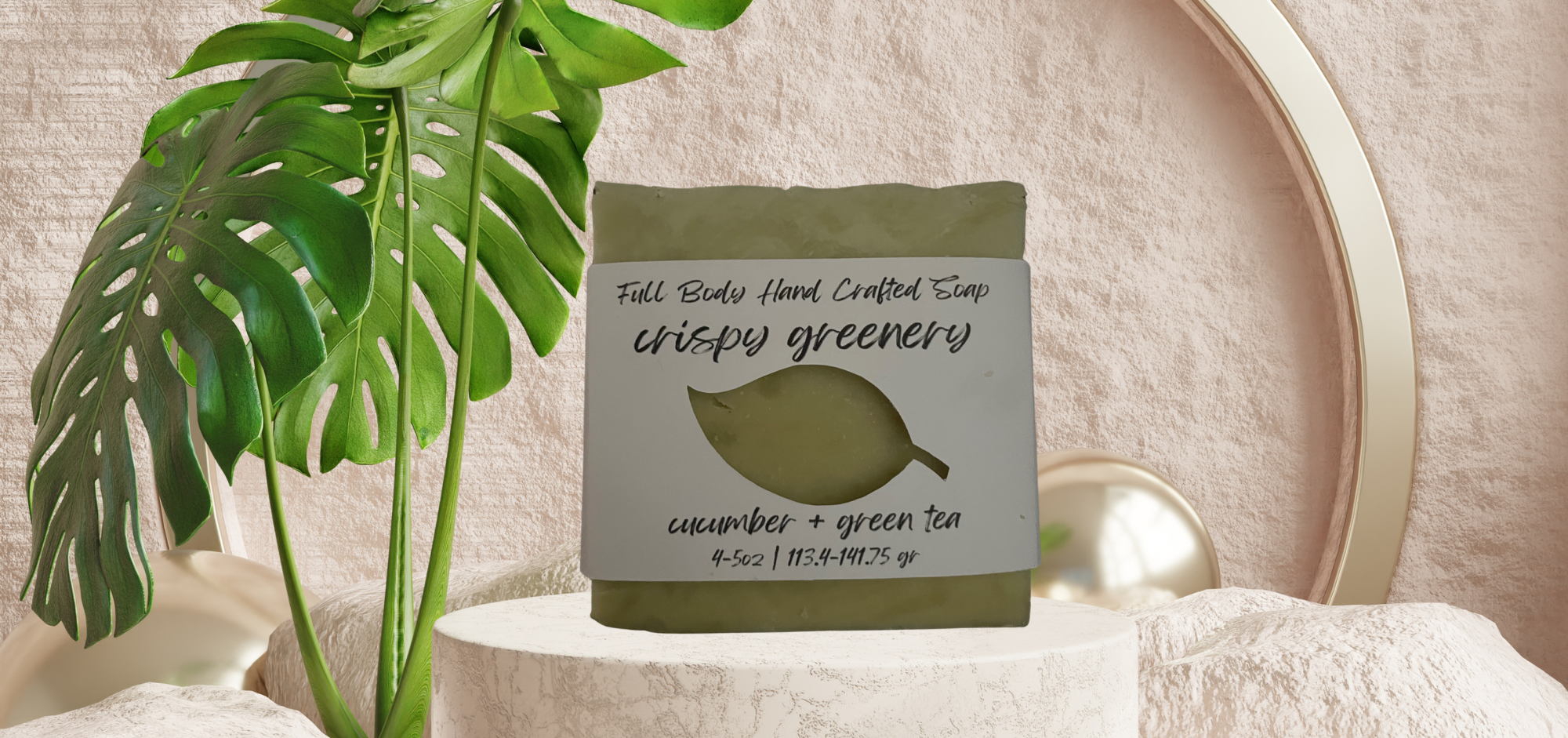 Crispy Greenery Soap