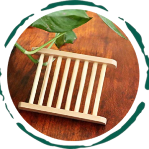 Bamboo Soap Bar Dish. Eco-Friendly